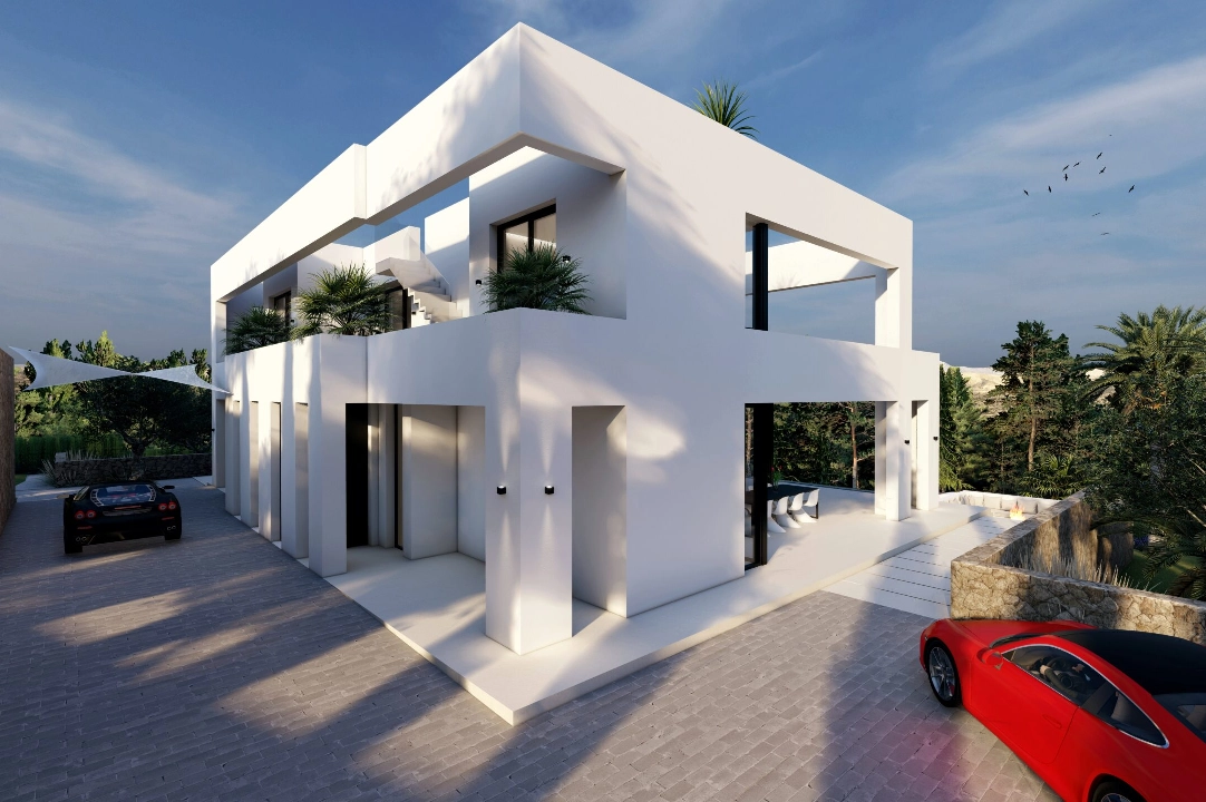 villa en Benissa(Benissa Costa) en venta, superficie 574 m², aire acondicionado, parcela 1372 m², 4 dormitorios, 4 banos, ref.: BP-7015BEN-10