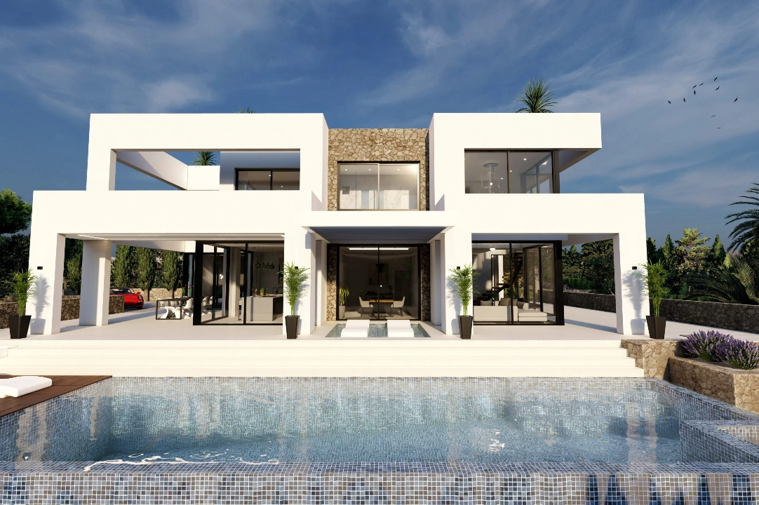 villa en Benissa(Benissa Costa) en venta, superficie 574 m², aire acondicionado, parcela 1372 m², 4 dormitorios, 4 banos, ref.: BP-7015BEN-2