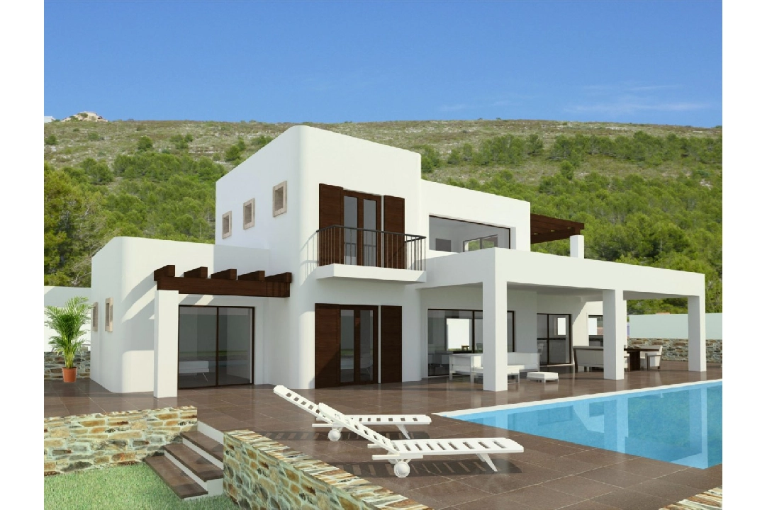 villa en Calpe(Gran sol) en venta, superficie 170 m², parcela 800 m², 3 dormitorios, 2 banos, piscina, ref.: AM-11735DA-3700-1