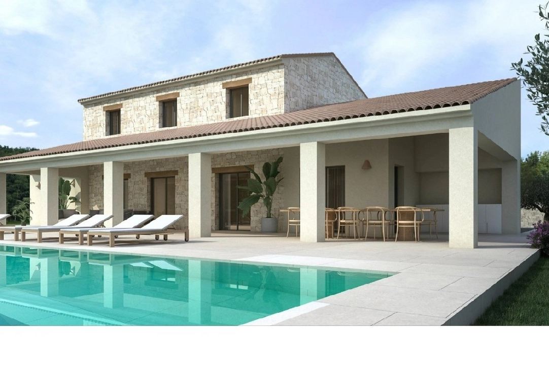 villa en Moraira(Benimeit) en venta, superficie 699 m², aire acondicionado, parcela 13500 m², 4 dormitorios, 4 banos, piscina, ref.: AM-11734DA-3700-3