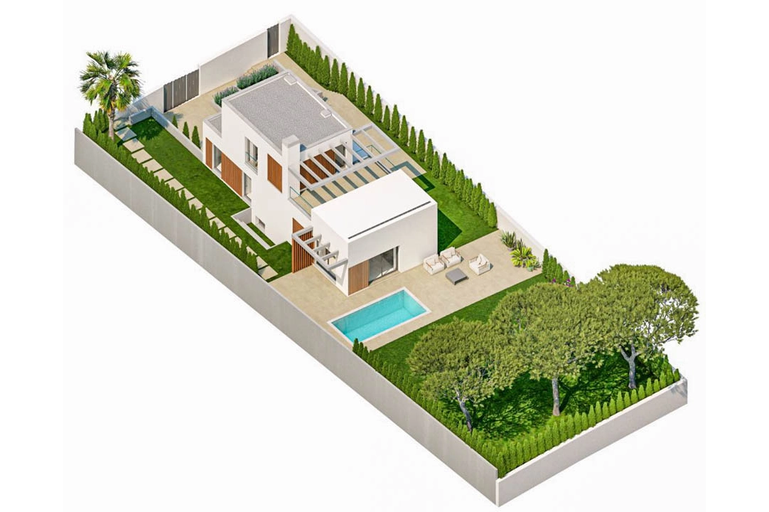 villa en Finestrat(Sierra Cortina) en venta, superficie 150 m², aire acondicionado, parcela 410 m², 3 dormitorios, 2 banos, ref.: BP-7024FIN-14