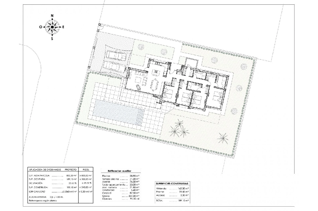 villa en Calpe(Pla roig) en venta, superficie 261 m², aire acondicionado, parcela 800 m², 4 dormitorios, 3 banos, piscina, ref.: AM-11812DA-3700-3