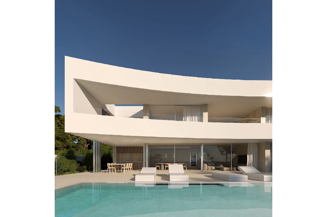 villa en Moraira(Moravit) en venta, superficie 680 m², aire acondicionado, parcela 1412 m², 4 dormitorios, 5 banos, piscina, ref.: CA-H-1694-AMB-1