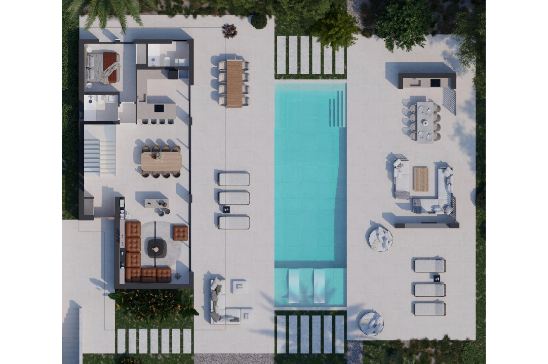 villa en Javea - Xabia(Portichol) en venta, superficie 260 m², aire acondicionado, parcela 1000 m², 4 dormitorios, 5 banos, piscina, ref.: AM-12031DA-3700-12