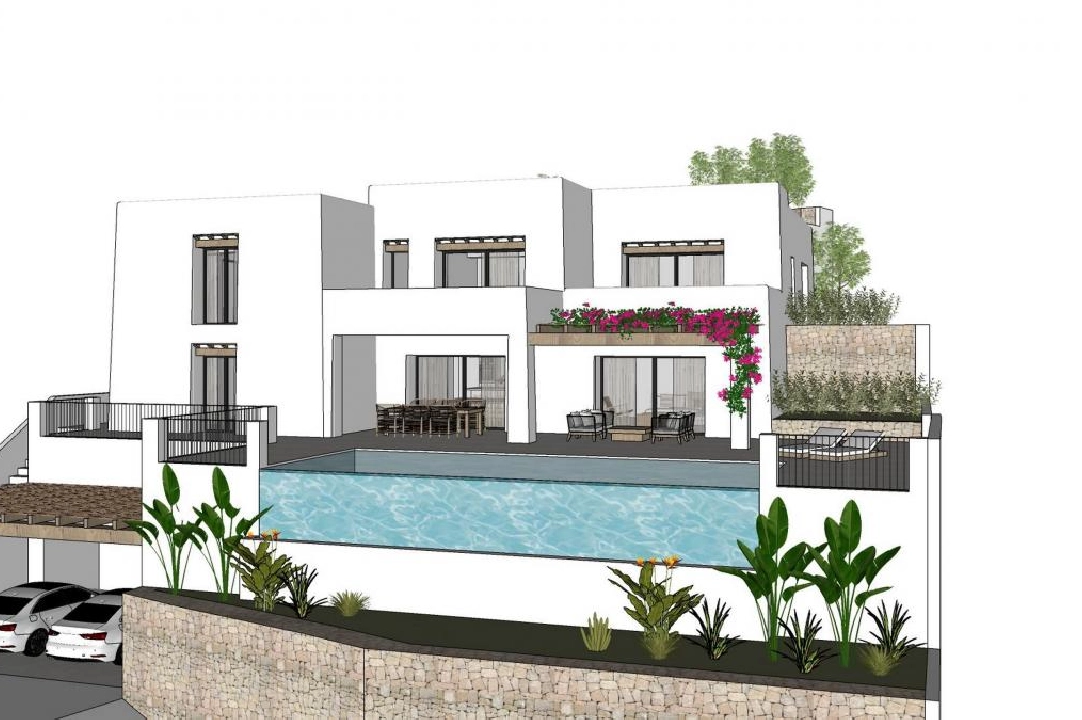 villa en Moraira en venta, parcela 1000 m², 4 dormitorios, 4 banos, piscina, ref.: COB-3416-3