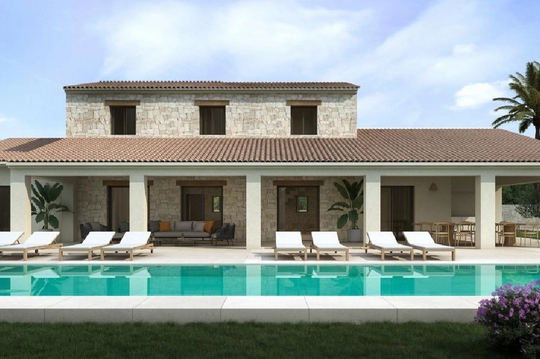 villa en Moraira en venta, superficie 460 m², parcela 13536 m², 4 dormitorios, 4 banos, piscina, ref.: COB-3414-1