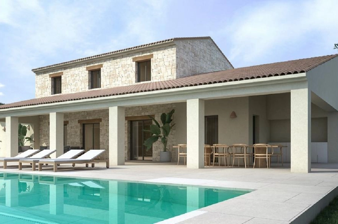 villa en Moraira en venta, superficie 460 m², parcela 13536 m², 4 dormitorios, 4 banos, piscina, ref.: COB-3414-2