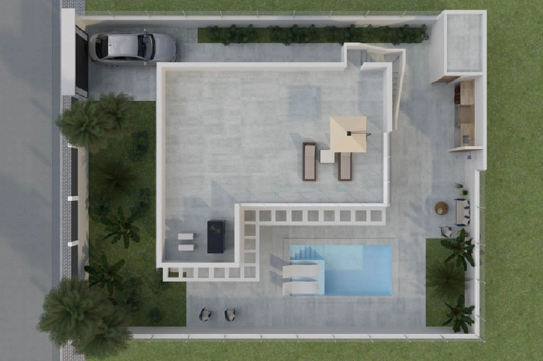 villa en Polop(Las Lomas) en venta, superficie 106 m², aire acondicionado, parcela 432 m², 3 dormitorios, 2 banos, ref.: BP-7032POL-6