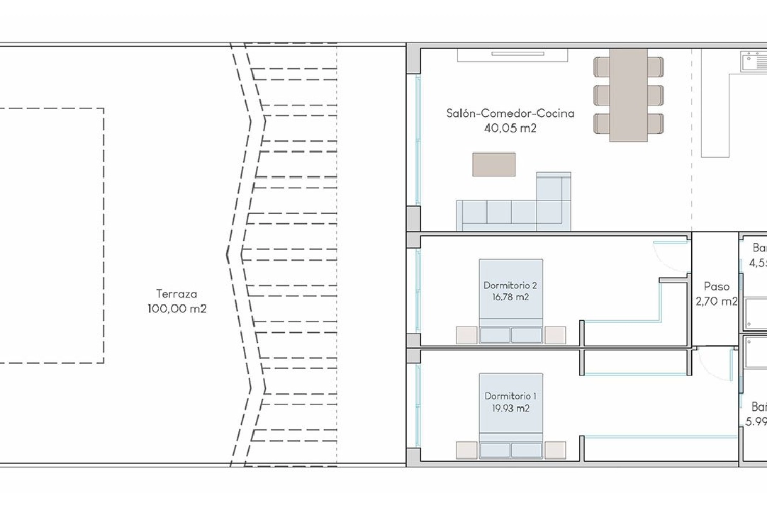 apartamento planta baja en Finestrat en venta, superficie 190 m², estado first owner, 2 dormitorios, 2 banos, piscina, ref.: HA-FIN-313-A01-10