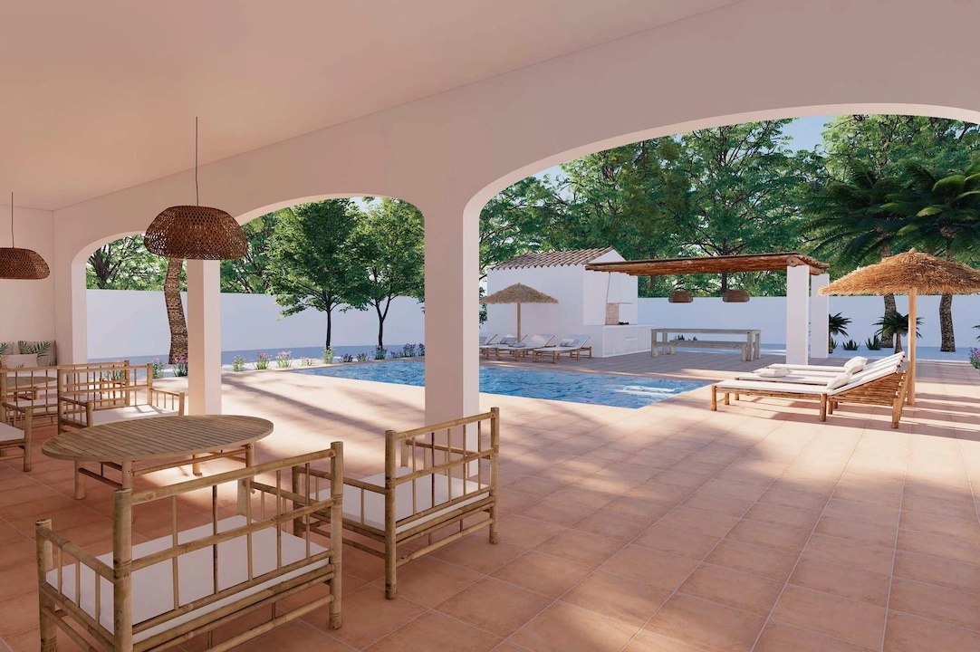 villa en Moraira(Pinar del Advocat) en venta, superficie 248 m², aire acondicionado, parcela 1050 m², 4 dormitorios, 4 banos, piscina, ref.: CA-H-1712-AMB-2