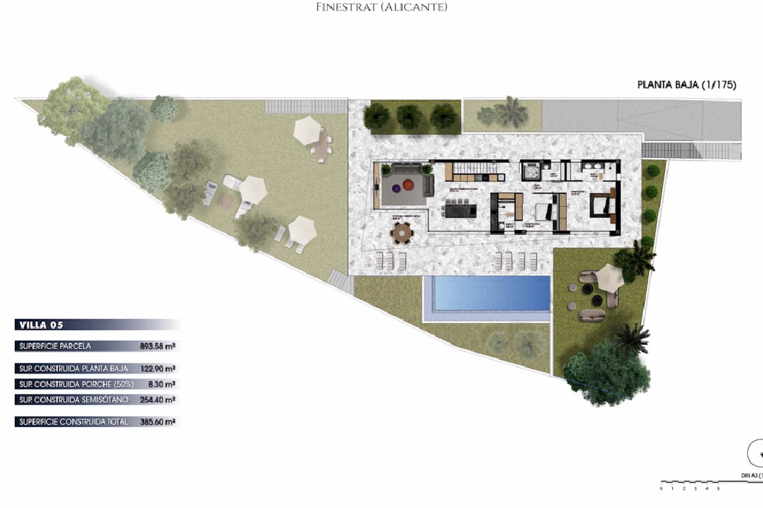 villa en Finestrat(Balcon de Finestrat) en venta, superficie 322 m², aire acondicionado, parcela 565 m², 4 dormitorios, 5 banos, ref.: BP-7043FIN-10