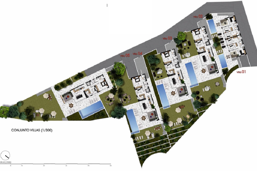 villa en Finestrat(Balcon de Finestrat) en venta, superficie 322 m², aire acondicionado, parcela 565 m², 4 dormitorios, 5 banos, ref.: BP-7043FIN-6