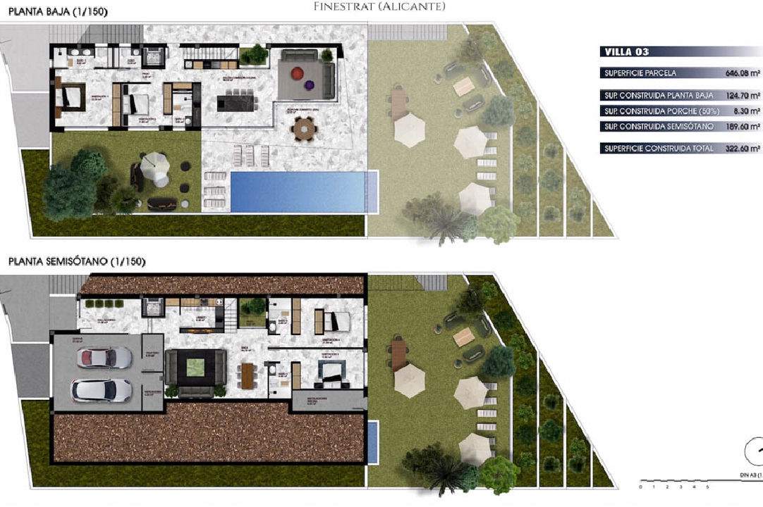 villa en Finestrat(Balcon de Finestrat) en venta, superficie 322 m², aire acondicionado, parcela 565 m², 4 dormitorios, 5 banos, ref.: BP-7043FIN-8