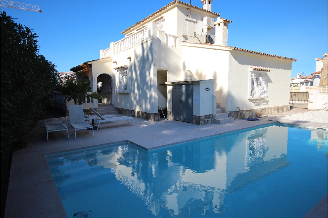 casa de verano en Els Poblets en alquiler de vacaciones, superficie 150 m², estado neat, + KLIMA, aire acondicionado, parcela 440 m², 4 dormitorios, 3 banos, piscina, ref.: V-0823-6