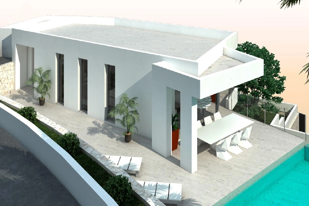 villa en Moraira(Sol park) en venta, superficie 286 m², aire acondicionado, parcela 800 m², 3 dormitorios, 2 banos, piscina, ref.: AM-12126DA-3700-7