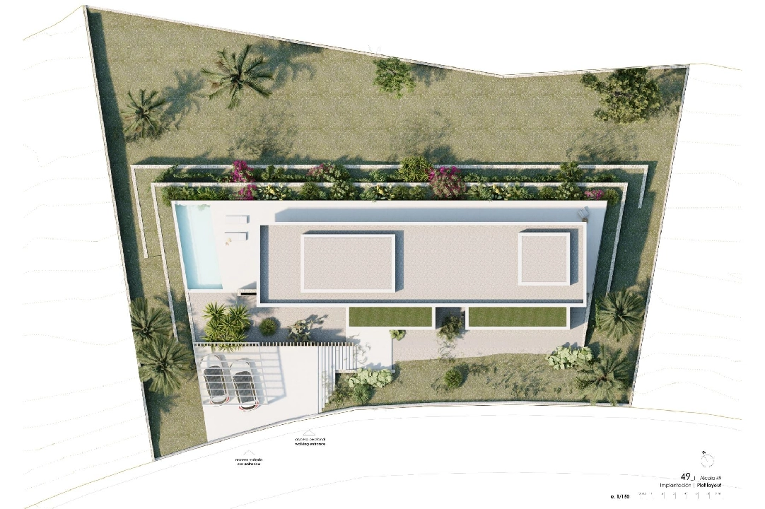 villa en Denia(La Sella) en venta, superficie 176 m², aire acondicionado, parcela 1514 m², 3 dormitorios, 3 banos, piscina, ref.: AM-12128DA-3700-17