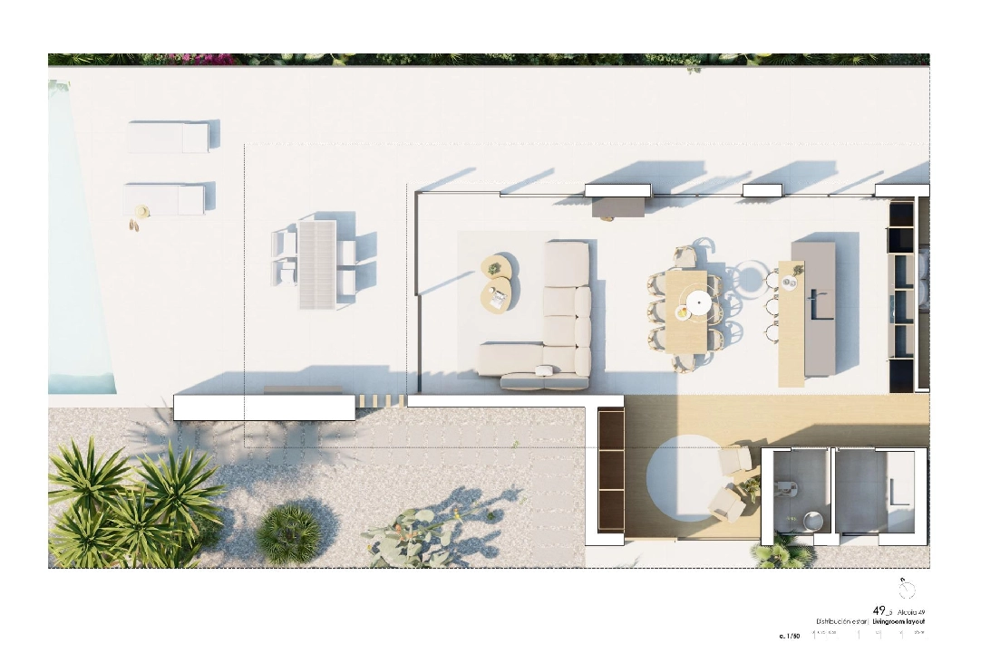 villa en Denia(La Sella) en venta, superficie 176 m², aire acondicionado, parcela 1514 m², 3 dormitorios, 3 banos, piscina, ref.: AM-12128DA-3700-19
