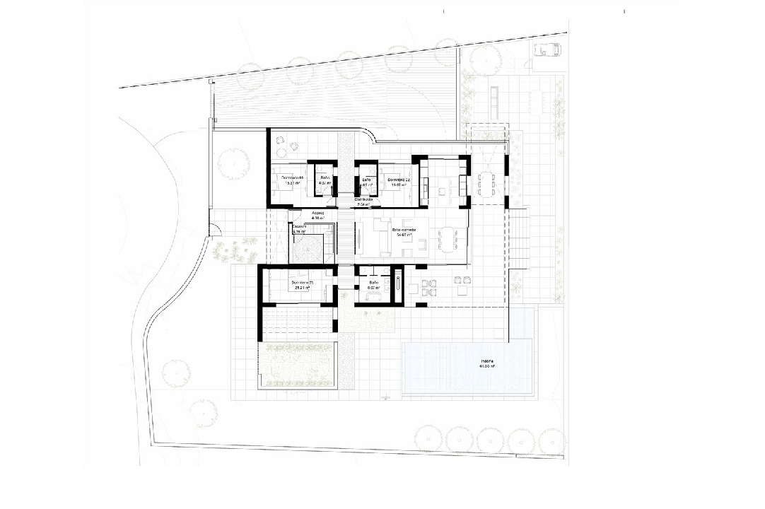 villa en Orihuela Costa en venta, superficie 329 m², estado first owner, + fussboden, aire acondicionado, parcela 1094 m², 3 dormitorios, 3 banos, piscina, ref.: HA-OCN-148-E01-17