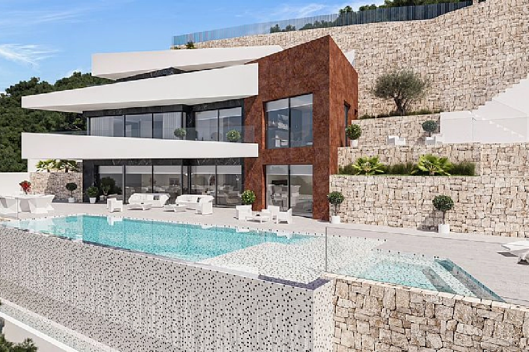 villa en Benissa(Raco de Galeno) en venta, superficie 478 m², aire acondicionado, parcela 1540 m², 4 dormitorios, 4 banos, piscina, ref.: CA-H-1742-AMB-1