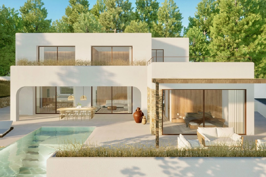 villa en Moraira(Pla de Mar) en venta, superficie 1070 m², parcela 903 m², 4 dormitorios, 4 banos, piscina, ref.: CA-H-1751-AMBI-11