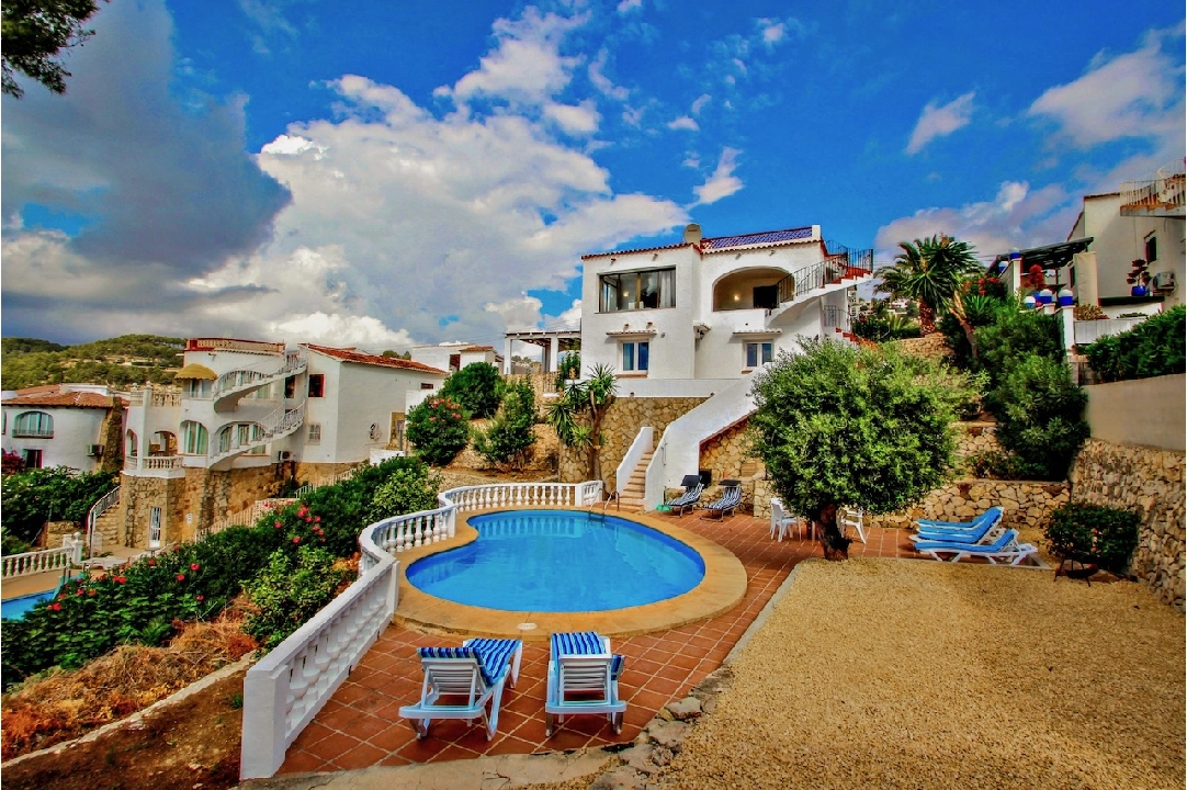 villa en Benissa(Baladrar) en venta, superficie 170 m², aire acondicionado, parcela 980 m², 4 dormitorios, 2 banos, piscina, ref.: CA-H-1757-AMB-25