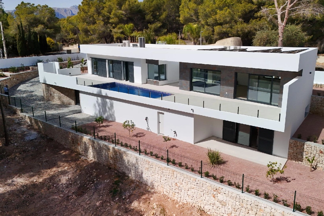 villa en Benissa(La Fustera) en venta, superficie 343 m², aire acondicionado, parcela 900 m², 4 dormitorios, 3 banos, piscina, ref.: AM-12188DA-3700-1