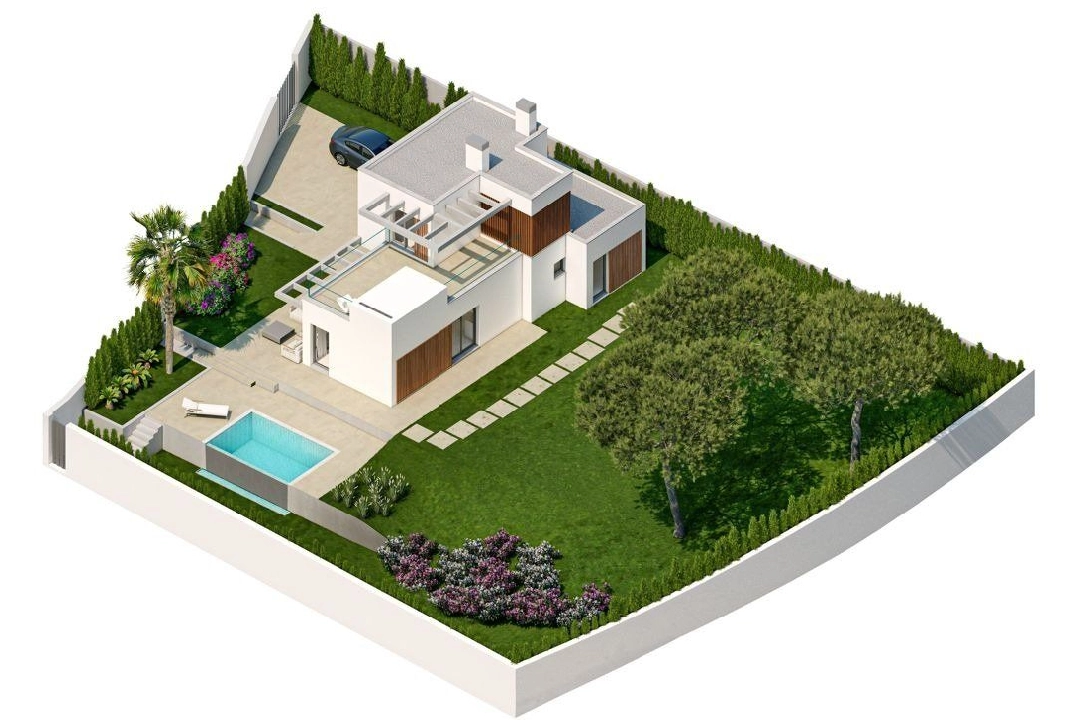 villa en Finestrat(Finestrat) en venta, superficie 151 m², aire acondicionado, parcela 409 m², 3 dormitorios, 2 banos, piscina, ref.: AM-1107DA-3700-9